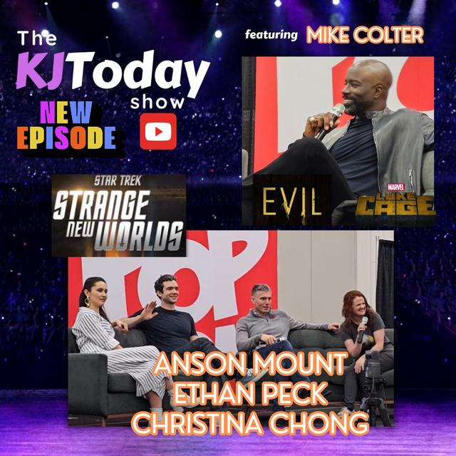 KJ TODAY: Mike Colter (Evil, Luke Cage) & the cast of Star Trek: Strange New Worlds - podcast episode cover