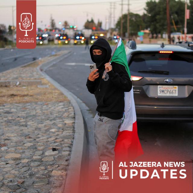 US migrant raids in Los Angeles, Palestinians killed near aid distribution in Gaza - podcast episode cover