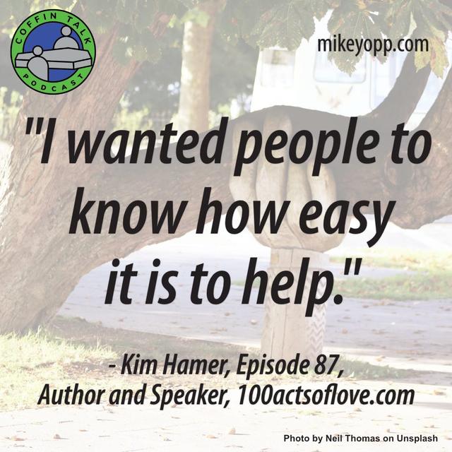 #87 - A Cancer Widow - Kim Hamer - "It's Not a Battle" - podcast episode cover