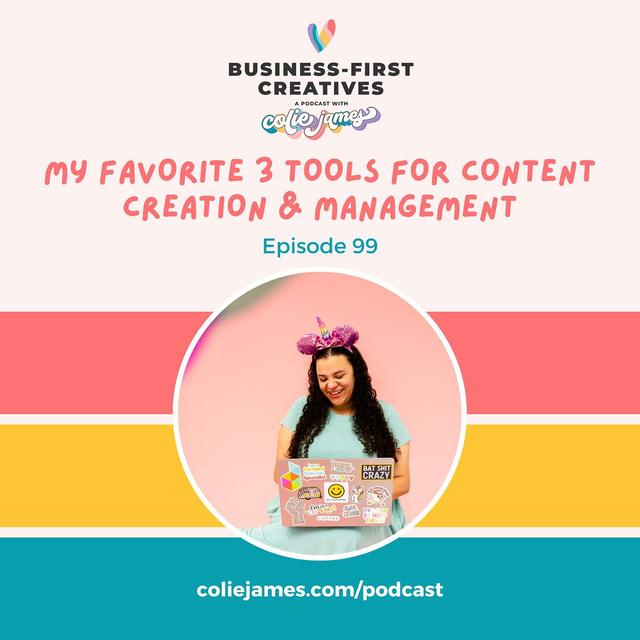 My Favorite 3 Tools for Content Creation and Management - podcast episode cover