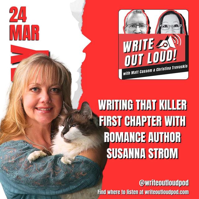Writing that Killer First Chapter with Romance Author Susanna Strom - podcast episode cover