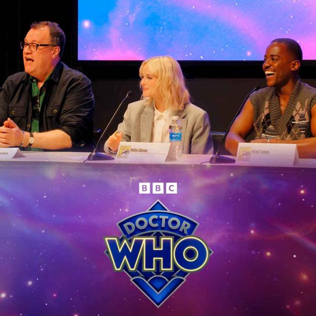 LIVE at SDCC with Ncuti Gatwa, Millie Gibson, Russell T Davies and Krystina Arielle! - podcast episode cover