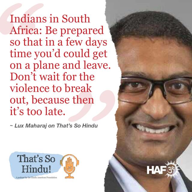 Why are Indian South Africans being attacked? Part 1 | Lux Maharaj - podcast episode cover