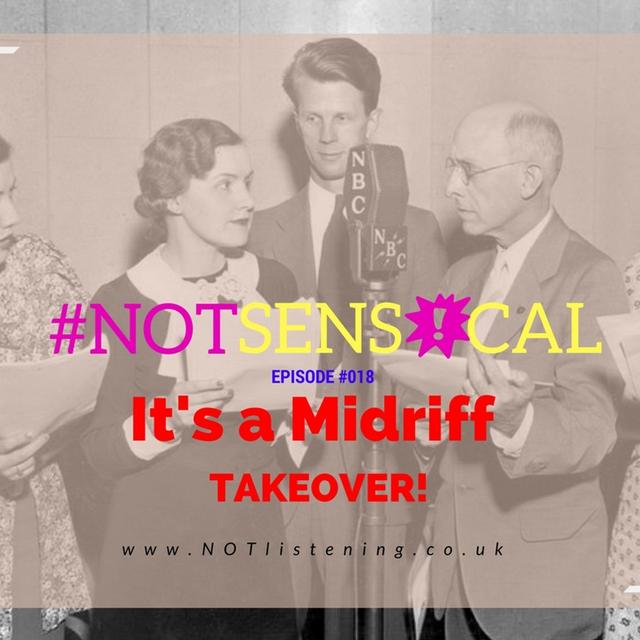 #BONUS Episode - It's a Midriff Takeover! #NOTsensical on #NOTlistening - podcast episode cover