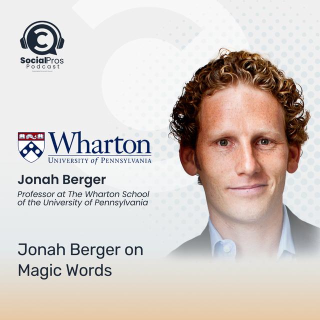 Jonah Berger on Magic Words - podcast episode cover