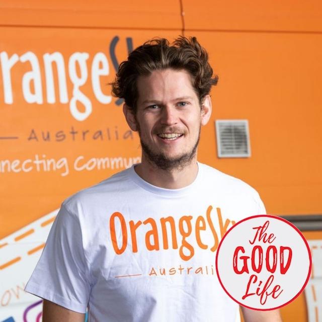 186. Lucas Patchett on front loaders, friends & founding Orange Sky - podcast episode cover