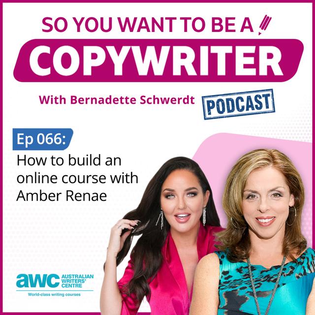 COPYWRITER 066: How to build an online course with Amber Renae - podcast episode cover