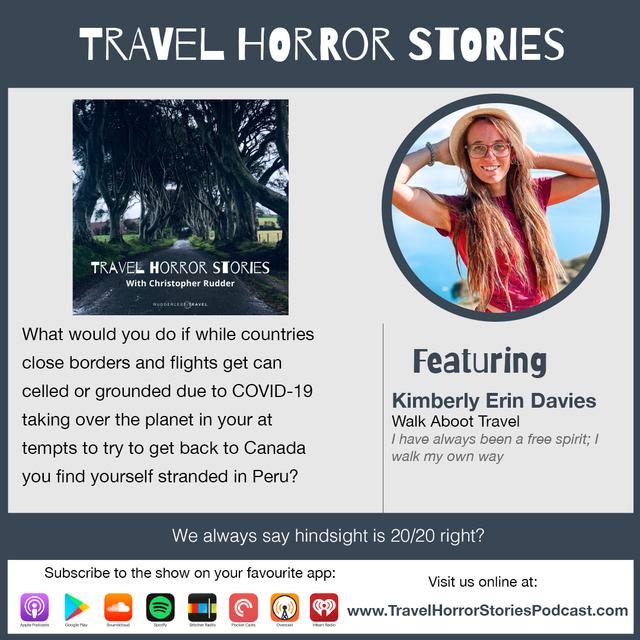Finding Flights Out Of Peru Before The Borders Close (with Kimberly Erin Davis) | 1 - podcast episode cover