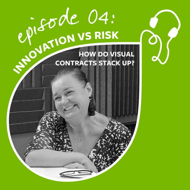 Innovation versus risk: how do visual contracts stack up? - podcast episode cover