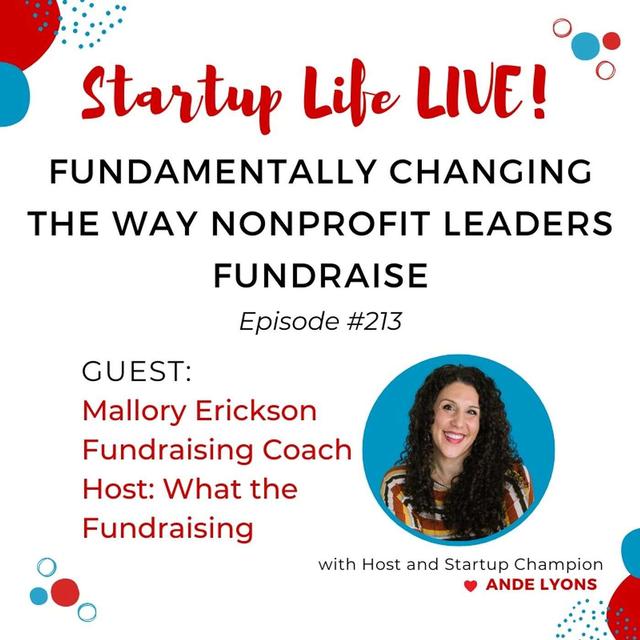 EP 213 Fundamentally Changing the Way Nonprofit Leaders Fundraise - podcast episode cover