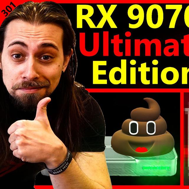 301. AMD 9070 XT Ultimate Edition, FSR 4 vs DLSS 4, Nvidia Supply | Ancient Gameplays - podcast episode cover