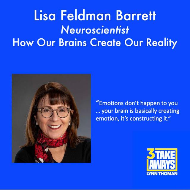 A Mind-Blowing Look at How Our Brains Create Our Reality. With Renowned Neuroscientist Lisa Feldman Barrett (#117) - podcast episode cover
