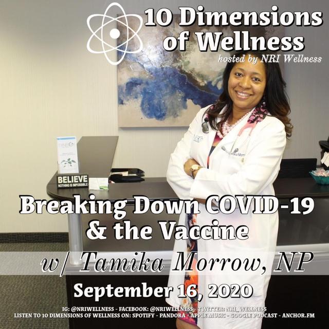 Breaking Down COVID-19 & The Vaccine w/ Holistic Healthcare Provider Tamika Morrow - podcast episode cover