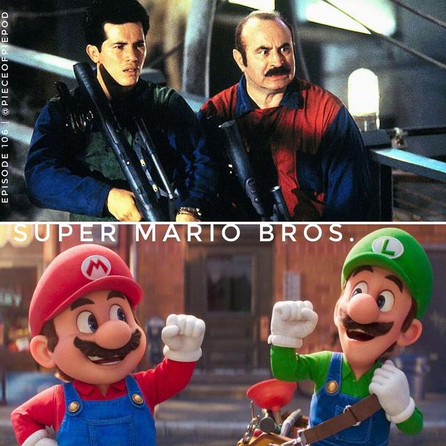 Super Mario Bros. (1993) & The Super Mario Bros. Movie (2023) - podcast episode cover