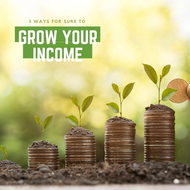 How To Grow Your Income (3 ways for sure) - podcast episode cover