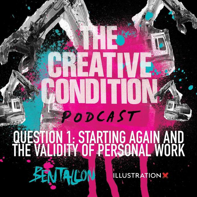 Question 1: When starting again, how valid is a portfolio full of personal work? - podcast episode cover