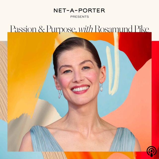 Shutting out the noise and staying focused, with Rosamund Pike - podcast episode cover