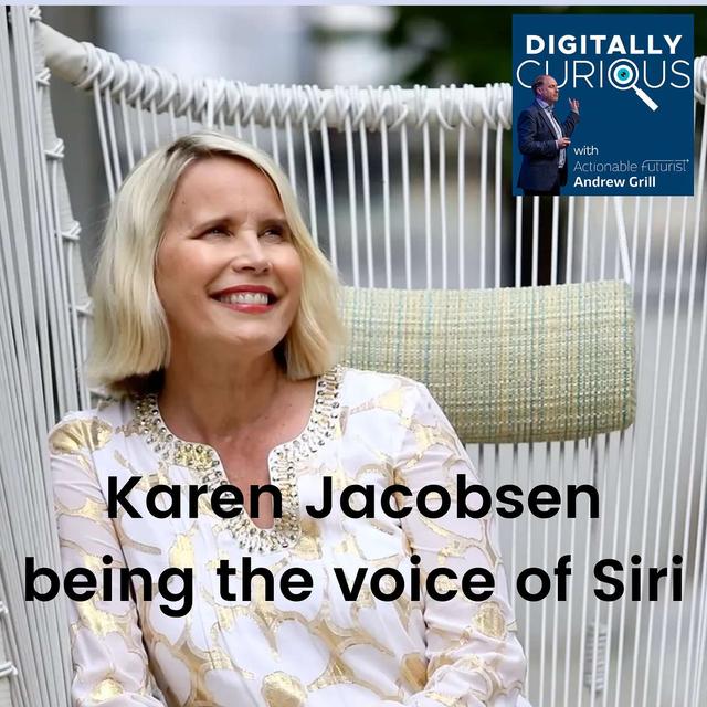 S4 Episode 19: Karen Jacobsen - the GPS Girl on her serendipitous role as the original Australian voice of Siri - podcast episode cover