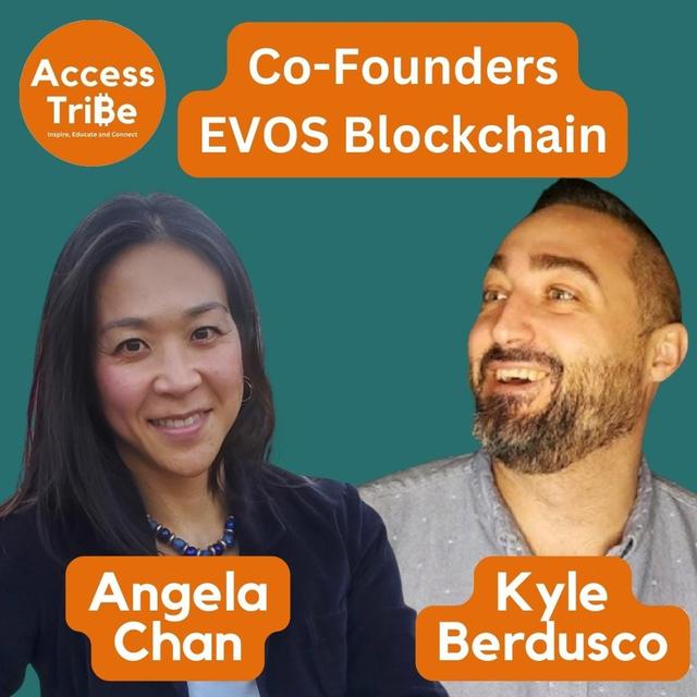 AT3 - Angela and Kyle, EVOS Blockchain - podcast episode cover