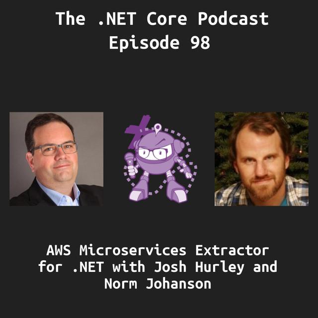 AWS Microservices Extractor for .NET with Josh Hurley and Norm Johanson - podcast episode cover
