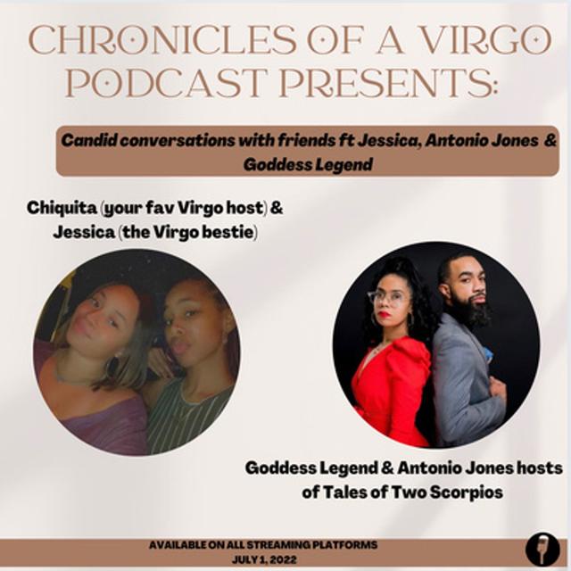 Candid Conversation with friends ft Jessica, Antonio Jones and Goddess Legend - podcast episode cover