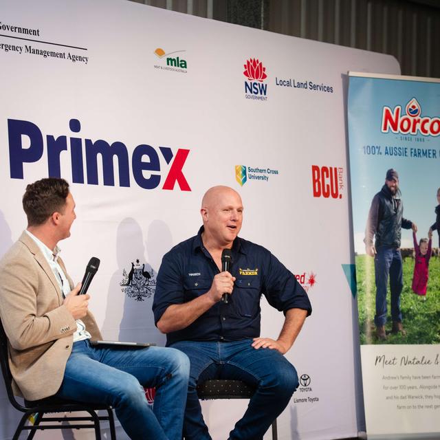 Live at Norco PrimeX - A chat with the Unbreakable Farmer Warren Davies - podcast episode cover