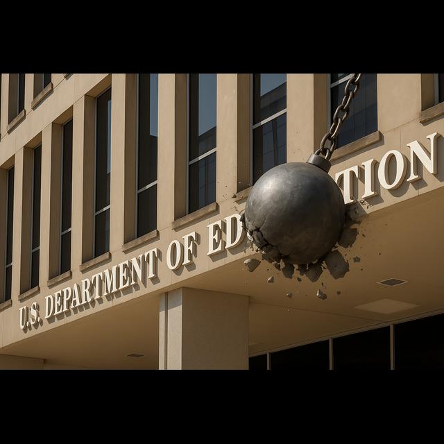 Dismantling the Department of Education - podcast episode cover