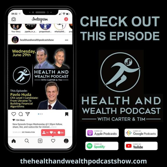 From Ukraine To Building Financial Algorithms, With Pavlo Huda, CFA on EP #49 replay  available now - podcast episode cover