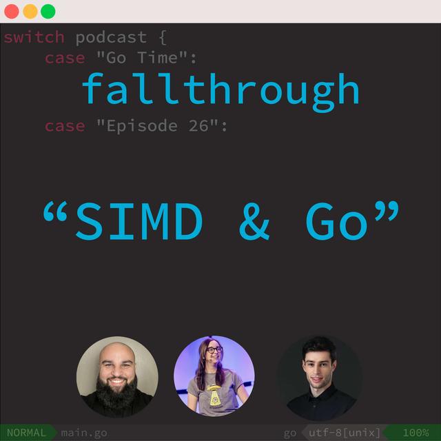 SIMD & Go - podcast episode cover