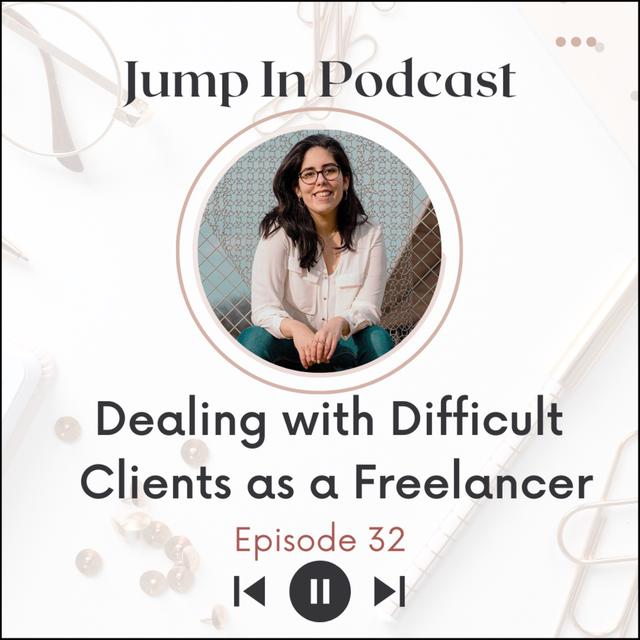 Dealing with Difficult Clients as a Freelancer with Alejandra Villacis from June 10th Creative Services- Part 1 - podcast episode cover