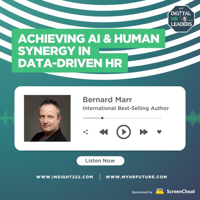 Achieving AI & Human Synergy in Data-Driven HR - podcast episode cover