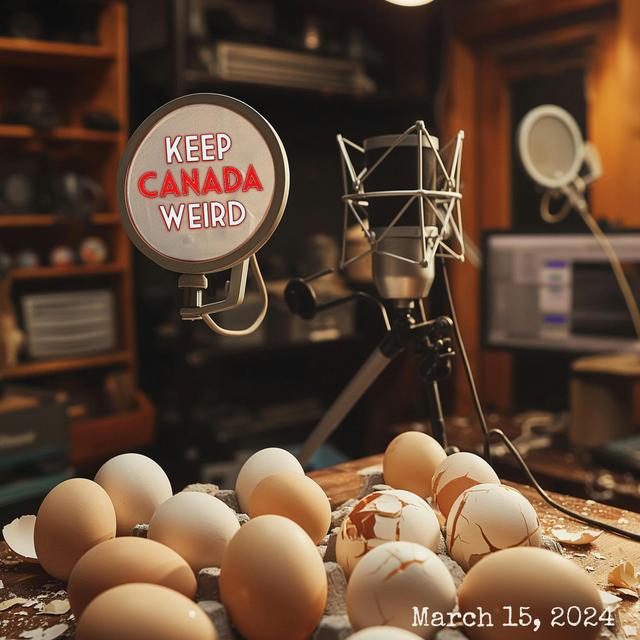 KEEP CANADA WEIRD - March 5th, 2024 - EGGGate, Tim Horton's Lids, Facial Recognition Vending Machine - podcast episode cover