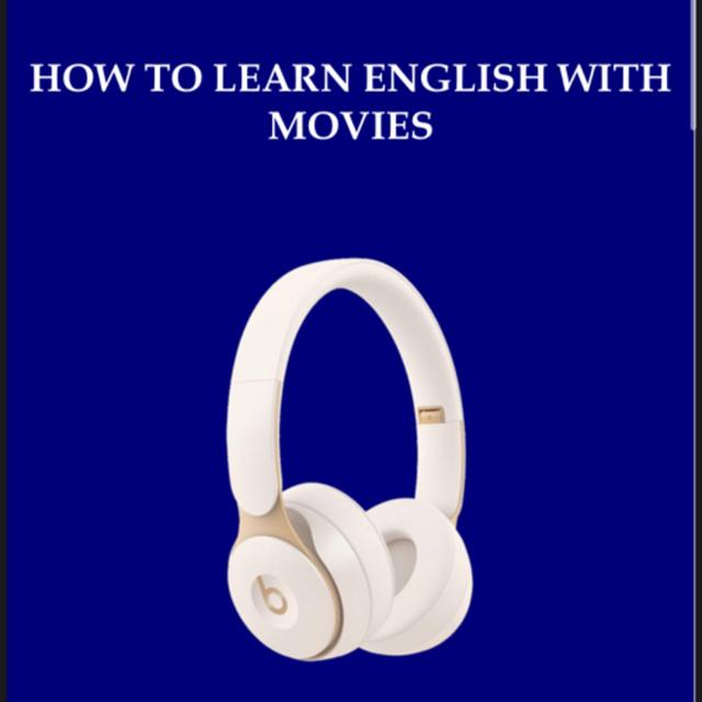 How to learn English with movies  - podcast episode cover