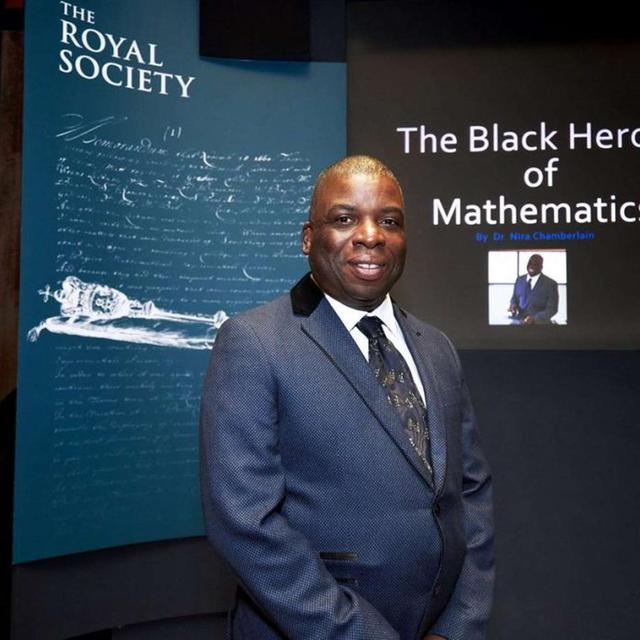 #36 "You don't need anybody's permission to be a great mathematician", an interview with Dr Nira Chamberlain - podcast episode cover