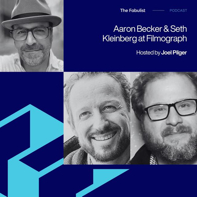 Aaron Becker and Seth Kleinberg at Filmograph - podcast episode cover