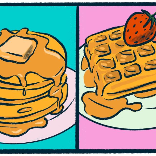 Pancakes vs. Waffles - podcast episode cover