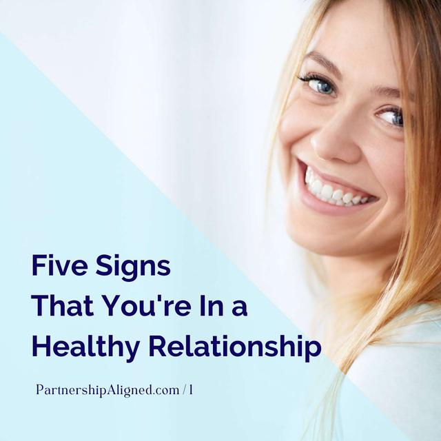 Ep 1 - 5 Signs You're In A Healthy Relationship - podcast episode cover