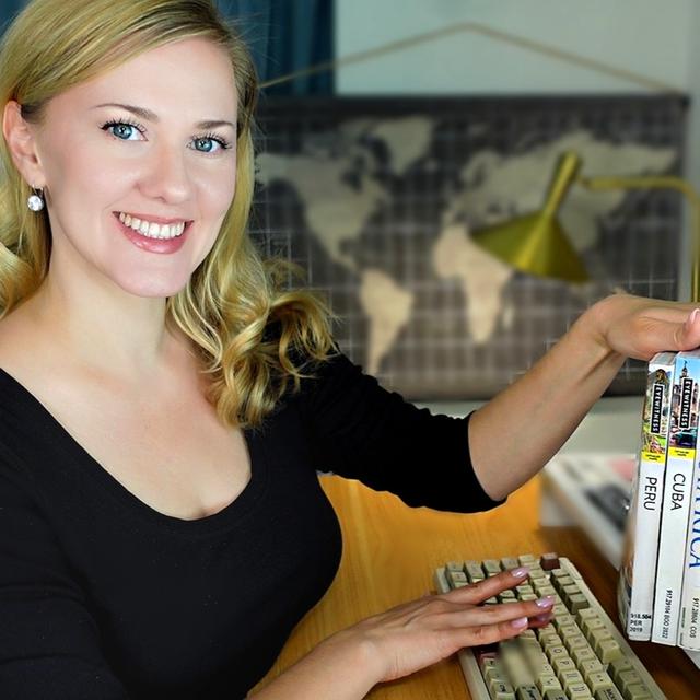 Travel Agency 🗺️ ASMR Soft Spoken 🖮 CREAMY KEYBOARD - podcast episode cover