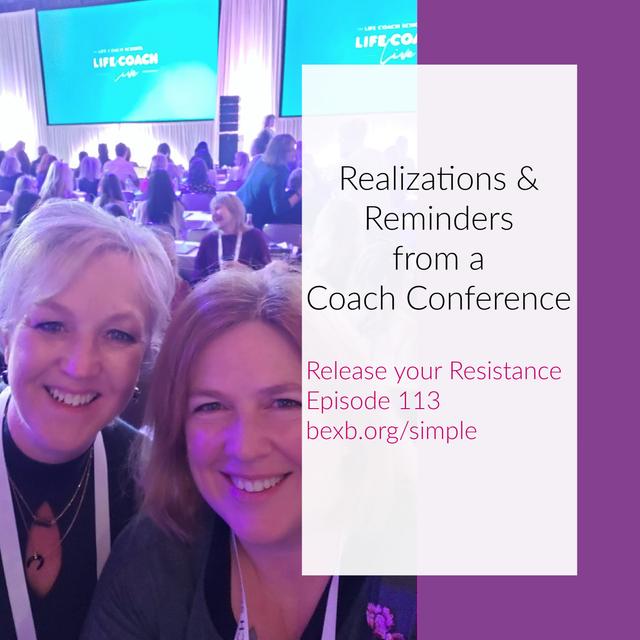Realizations and Reminders from Coach Conference - podcast episode cover