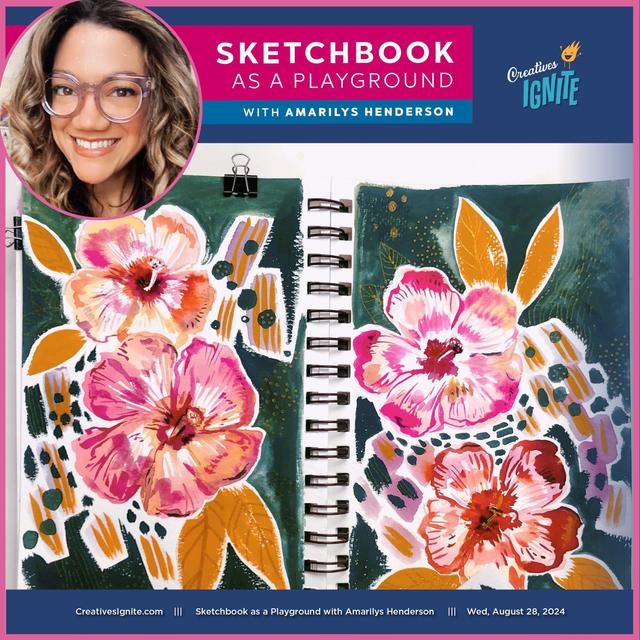 Sketchbook as Playground with Amarilys Henderson - podcast episode cover