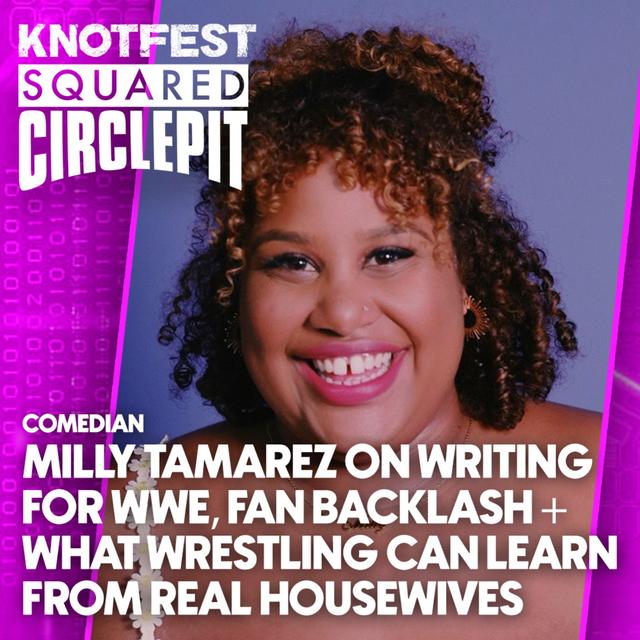 #121 - Former WWE writer Milly Tamarez on Backlash from Fans, Lita, Real Housewives - podcast episode cover