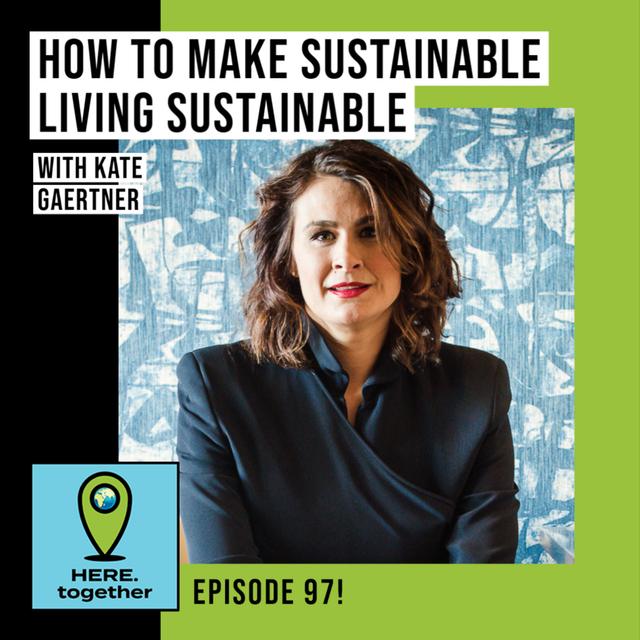 How to Make Sustainable Living Sustainable - Let Your Values Do The Driving - podcast episode cover