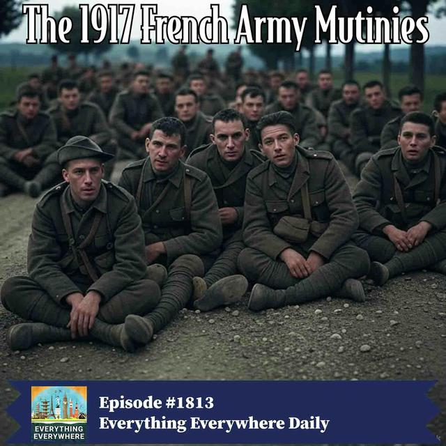 The French Army Mutinies of 1917 - podcast episode cover