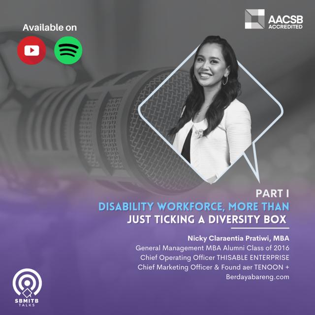 #SBMITB TALKS EP 63: DISABILITY WORKFORCE, MORE THAN JUST TICKING A DIVERSITY BOX PART 1 - podcast episode cover