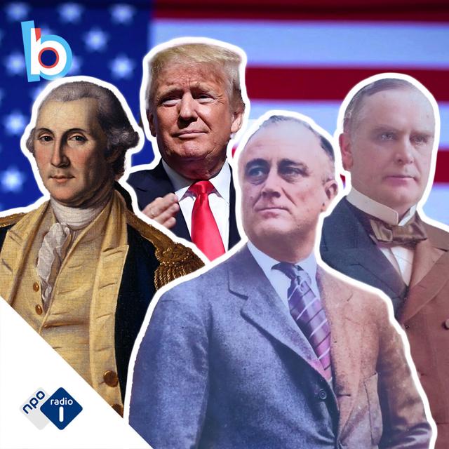 Oud-presidenten Washington, McKinley en Roosevelt over Trump 2.0 - podcast episode cover