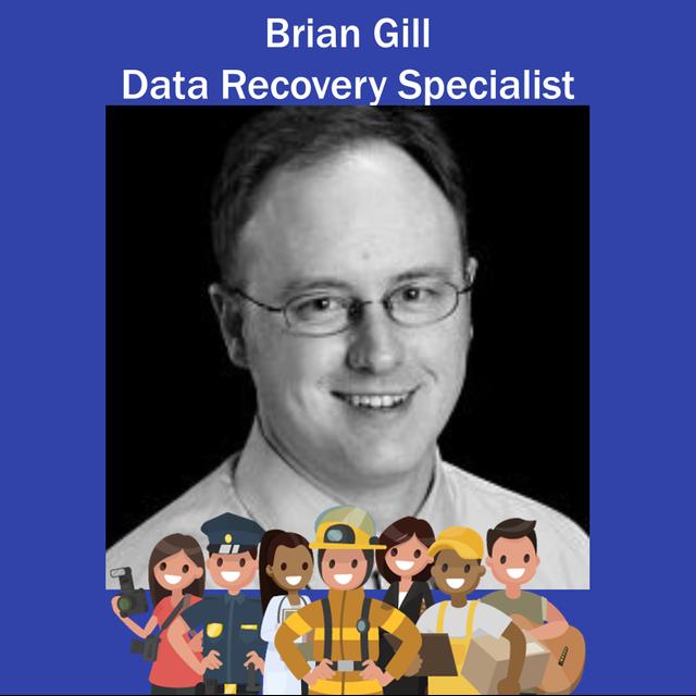 122: Data Recovery Specialist - Brian Gill is the CEO of Gillware Digital Forensics - podcast episode cover
