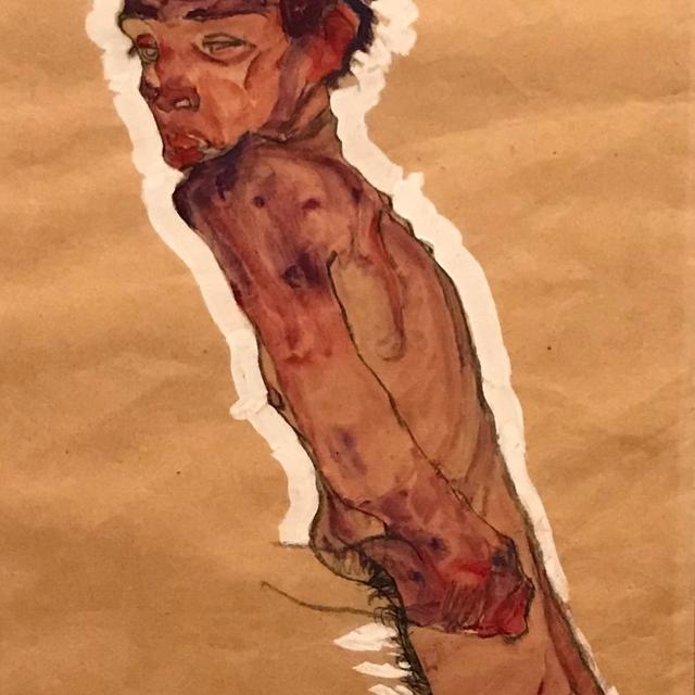 Ep. 29 - Egon Schiele's "Nude Self-Portrait" (1910) - podcast episode cover
