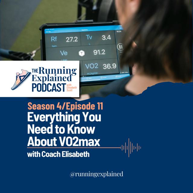 s4/e11 Everything You Need to Know About VO2max with Coach Elisabeth - podcast episode cover