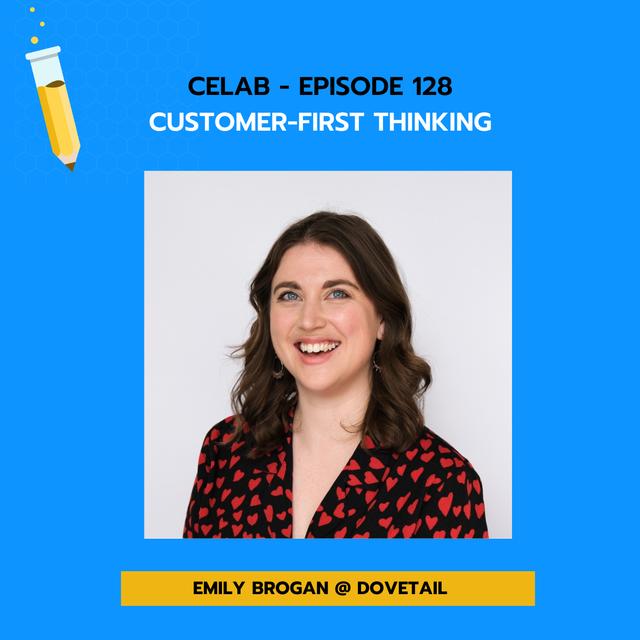 Episode 128 - Emily Brogan - Customer First Thinking - podcast episode cover
