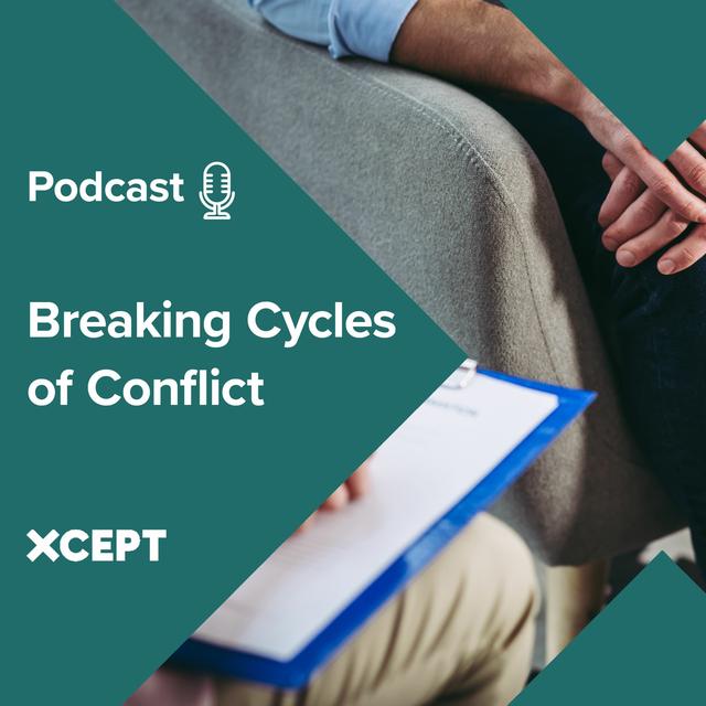 Addressing male conflict trauma - podcast episode cover